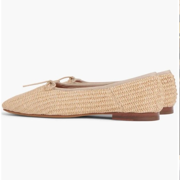 Mansur Gavriel Tan Woven Ballet Flats size 371/2 - Picture 3 of 8